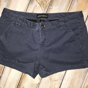 Express Navy Blue Shorts